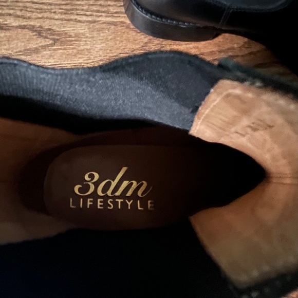 3DM Lifestyle Mens Black Leather Chelsea Boot UK Size 10 Men's US Size 11 - Picture 8 of 14